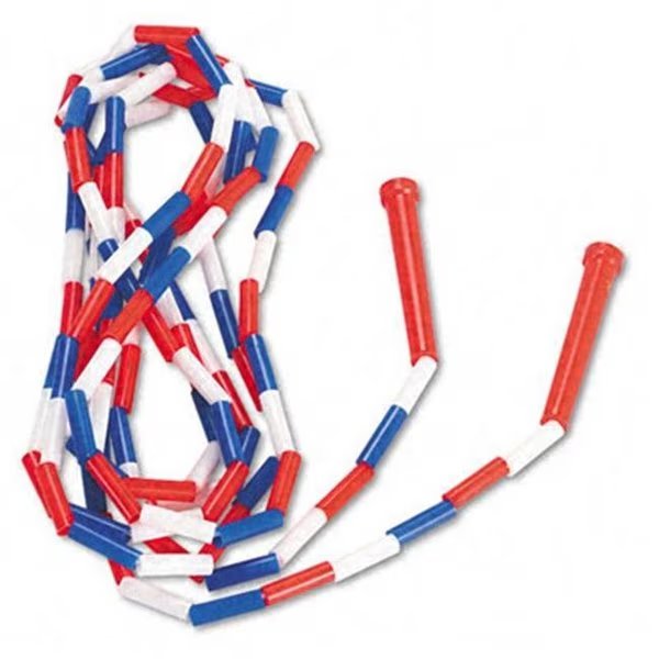 Segmented Plastic Jump Rope  16-ft.  Red/Blue/White, Perfectpitch, Mfr#: PE40597